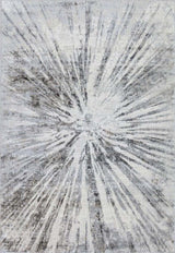 Abstract Burst Grey Rug D149A by The Rugs