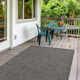 Magic Outdoor Rug Dark Grey - The Rugs