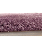 Extravagance Lilac Shaggy Rug by The Rugs