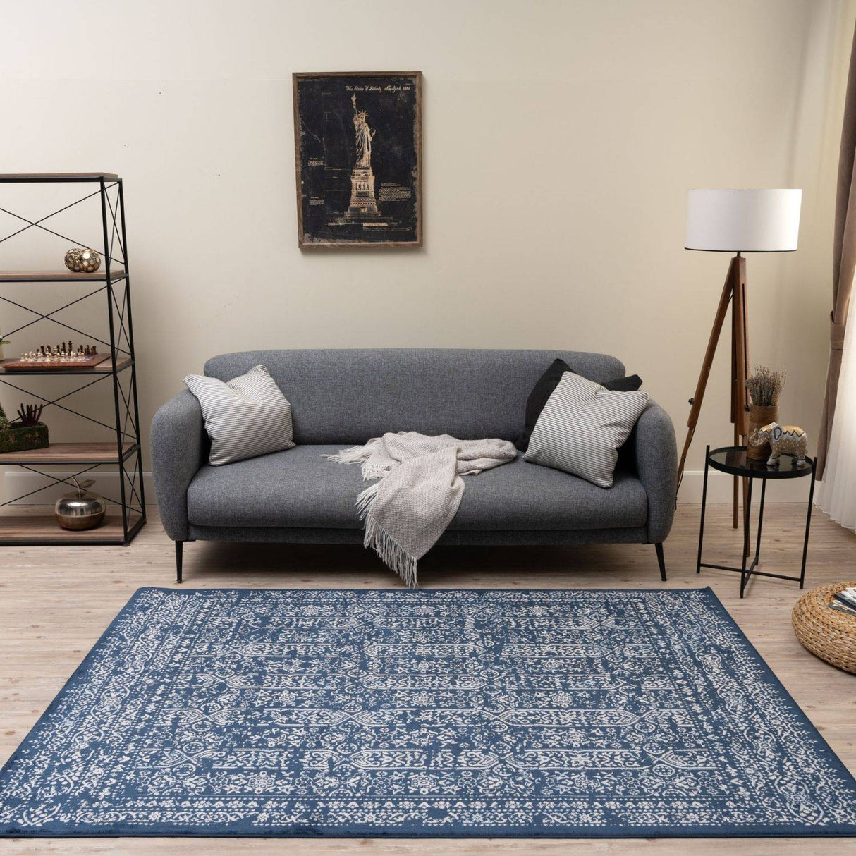 Montana Blue Rug 3716BL by The Rugs