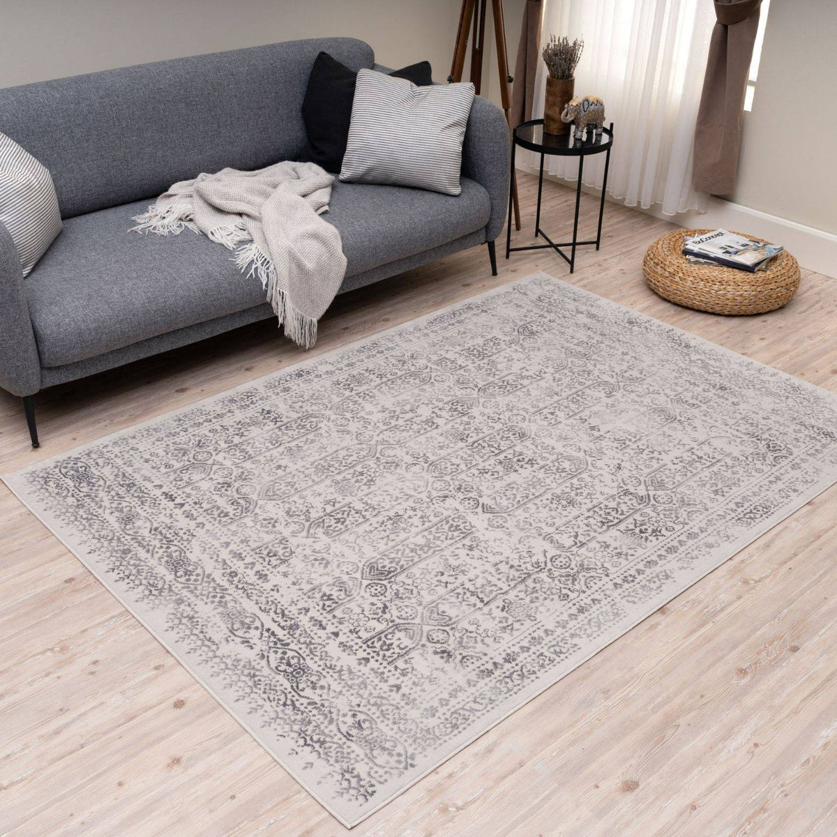 Vintage‑Style Indoor Montana Cream Floor Rug | The Rugs