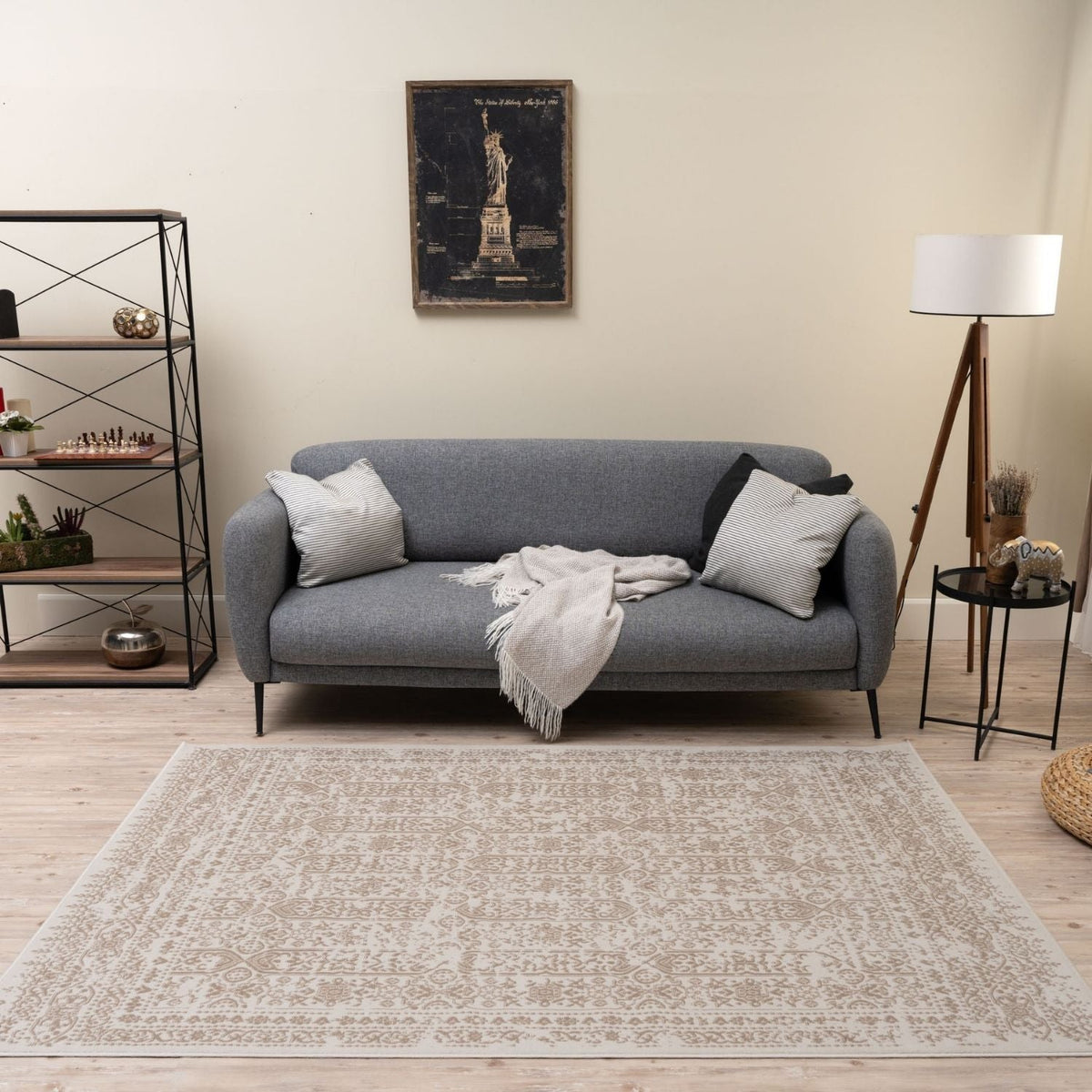 Montana Cream & Beige Rug 3716CB by The Rugs