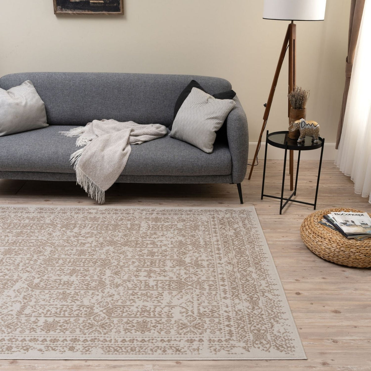 Montana Cream & Beige Rug 3716CB by The Rugs