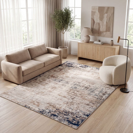 The Rugs - Montana Brown & Navy Rug