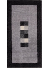 Ephesus Grey Black Rug | 100% polypropylene