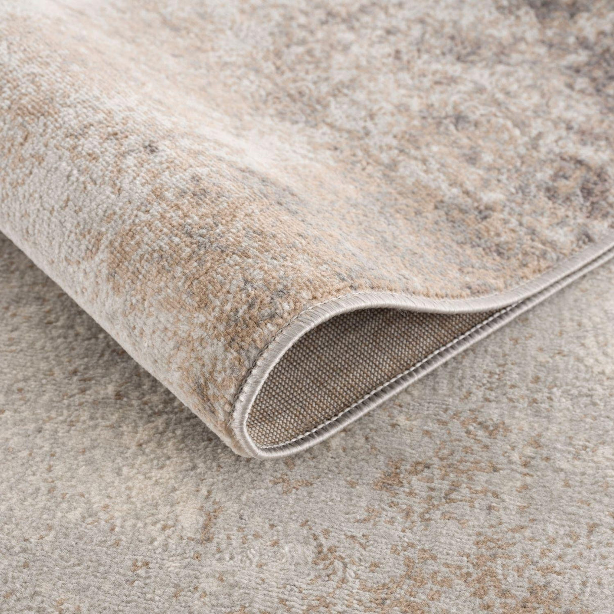The Rugs Montana Abstract Brown Rug