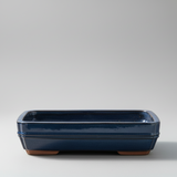 Yorkshire Bonsai Blue Glazed Bonsai Pot - 37cm