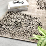 Saville Grey/Black Vintage Rug | The Rugs