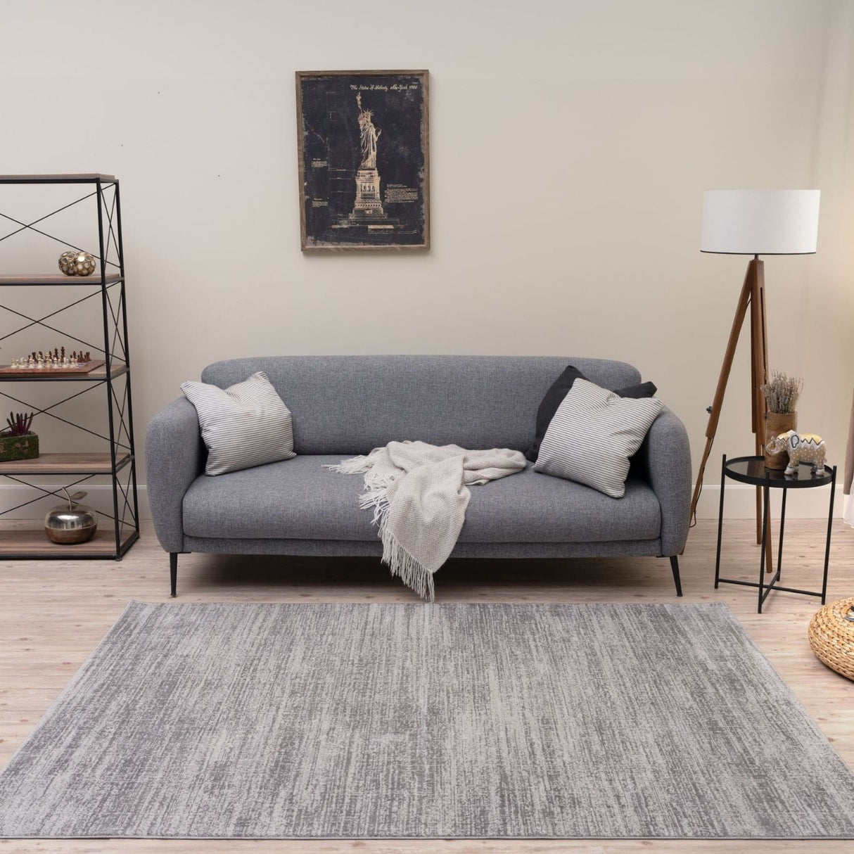 The Rugs Montana Grey Rug 3800G