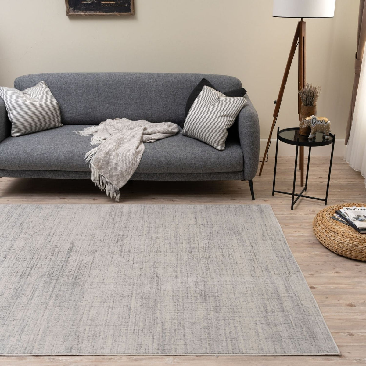 The Rugs Montana Cream & Grey Rug 3800