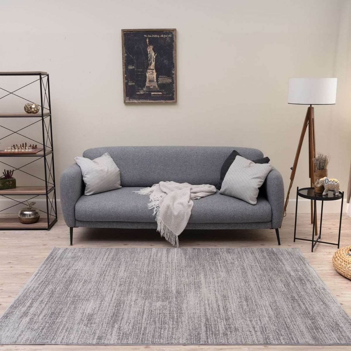 The Rugs Montana Grey Rug 3800G