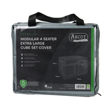 Etree Premium Modular 4 Seater Cube Set Cover XL - 134 X 134 X 65 H