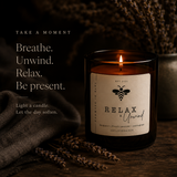 Lou-bees Relax & Unwind Aromatherapy Candle