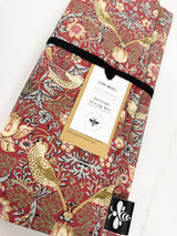 Lou-bees Strawberry Thief Red Drying Mat