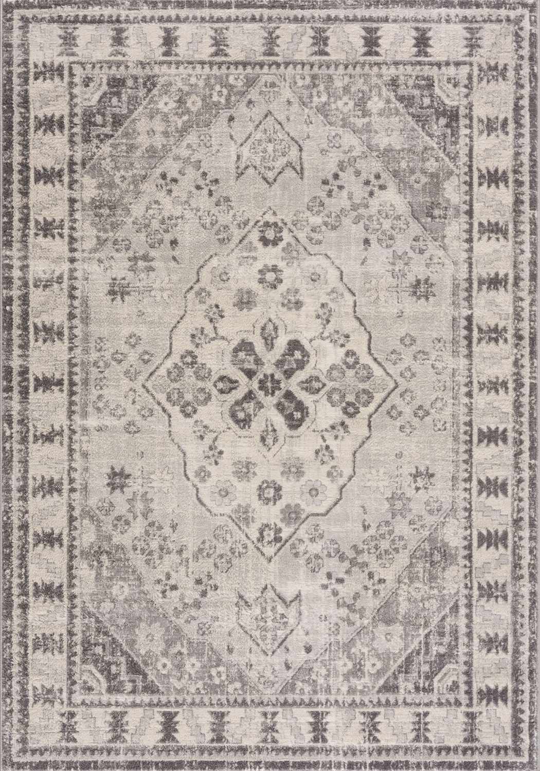 Montana Oriental Grey Rug 3920G by The Rugs