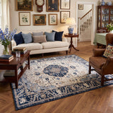 Montana Oriental Blue Rug 3922N by The Rugs