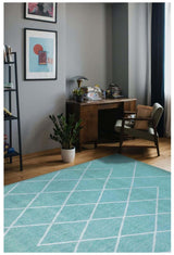Maestro Berber Duck Egg Blue Rug 3649 BS33 by The Rugs