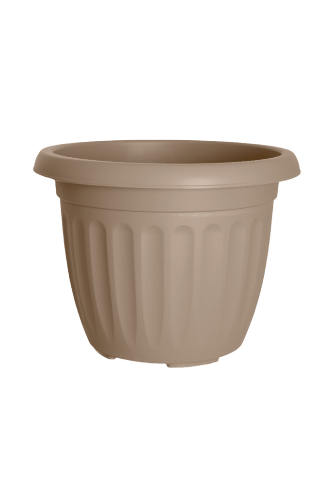 Whitefurze Athens Black Round Planter, 40cm