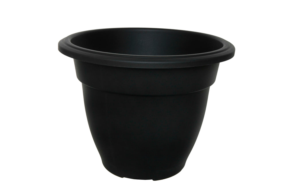 Whitefurze Black Round Bell Planter, 45cm