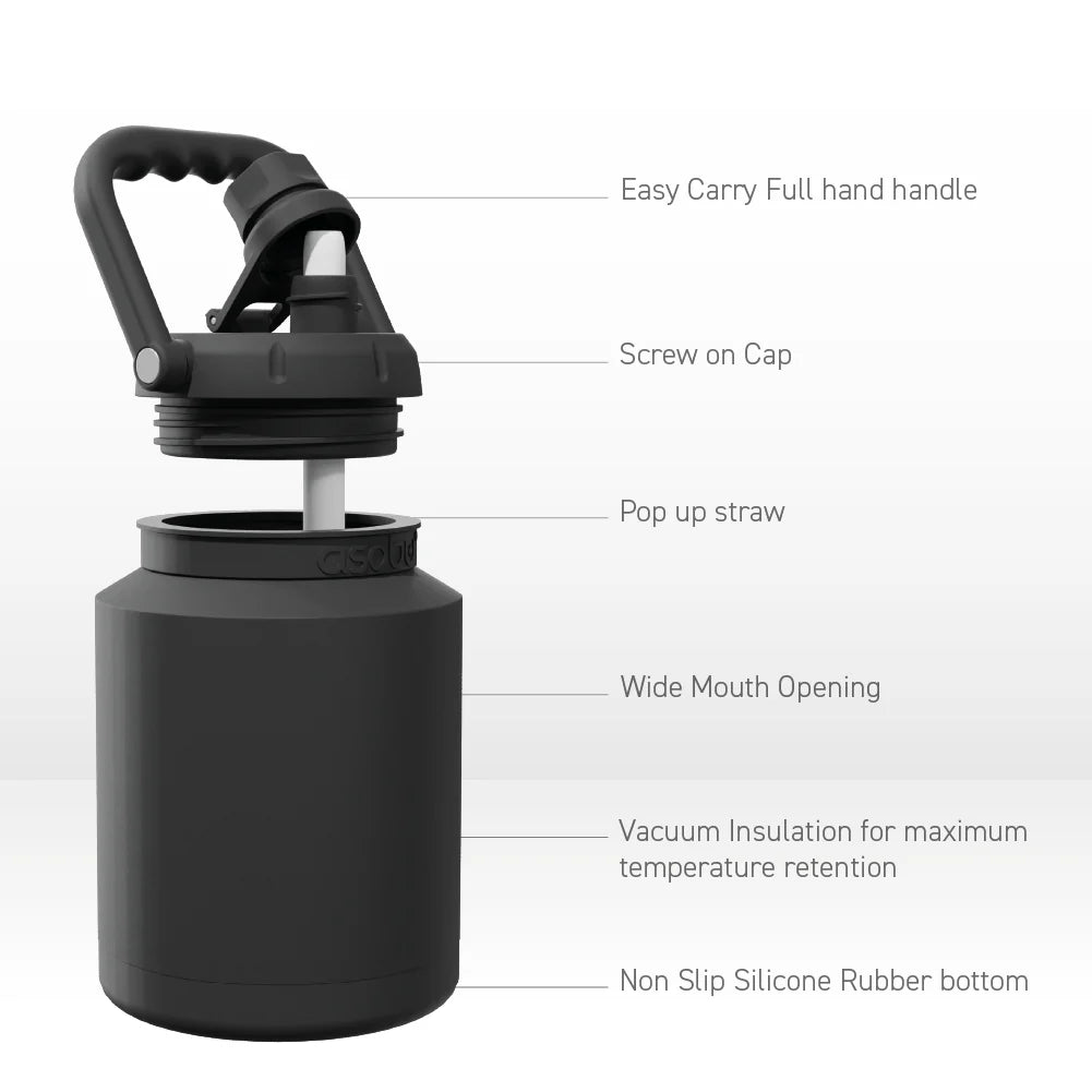 Asobu Puramic™ Mini Jug, 33 oz, Black