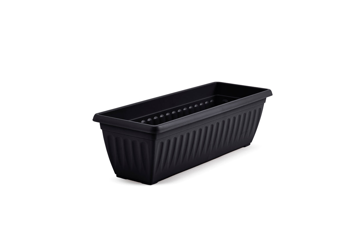 Whitefurze Athens Taupe Square Window Box, 60cm