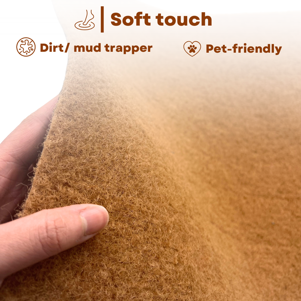 Nicoman Non-Shed Synthetic Coir Large Rugs