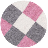 The Rugs Myshaggy Geometric Pink Rug