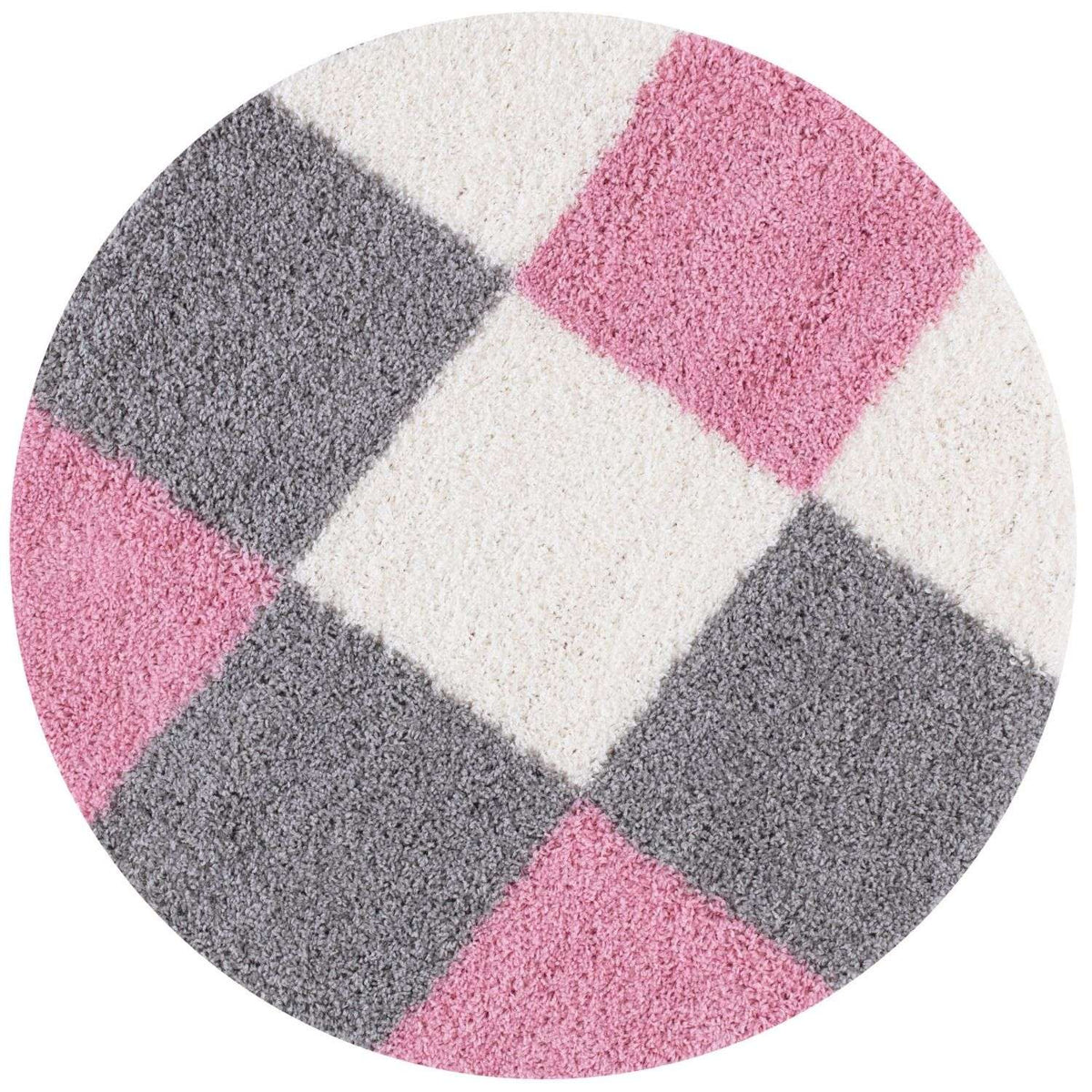 The Rugs Myshaggy Geometric Pink Rug