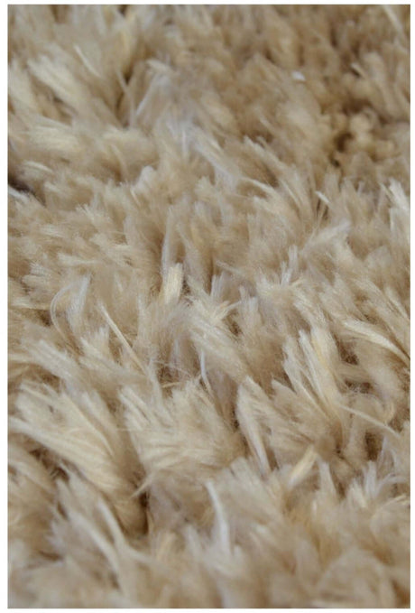 Lagom Natural Shaggy Rug - 100% polyester