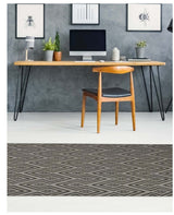 County Geo Grey Indoor‑Outdoor Rug by The Rugs
