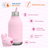 Asobu Bunny Bestie Bottle, 460ml