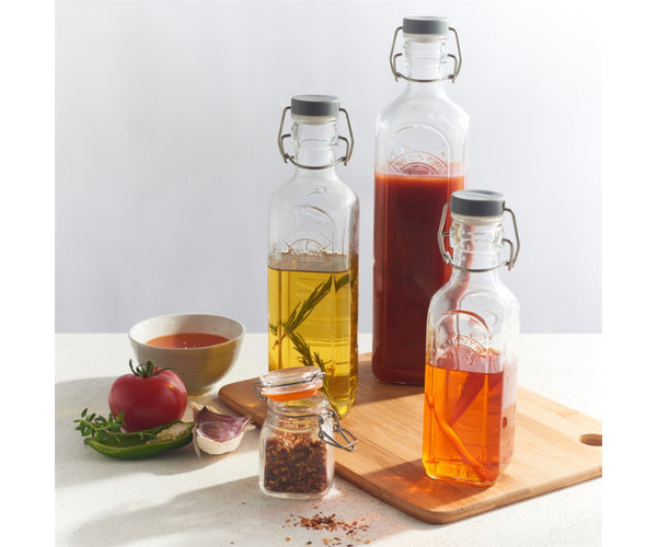 Kilner Clip Top Handled Bottle, 0.2 Litre