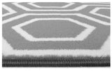 The Rugs Maestro Honeycomb Grey Rug 3035 WS25