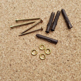 Portuguese Treasures Large Black Twist Cork Memo Board - 600 x 450mm