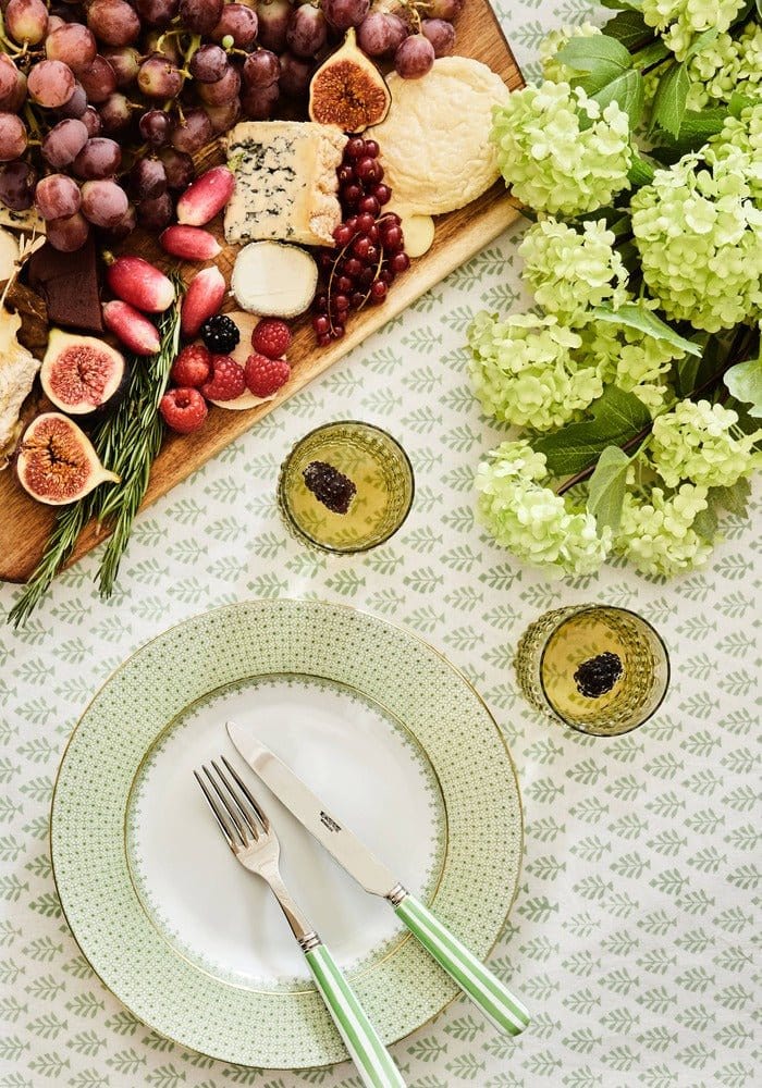 Casa by Josephine Jenno Green & White Candy Stripe Cutlery Set 4 Piece