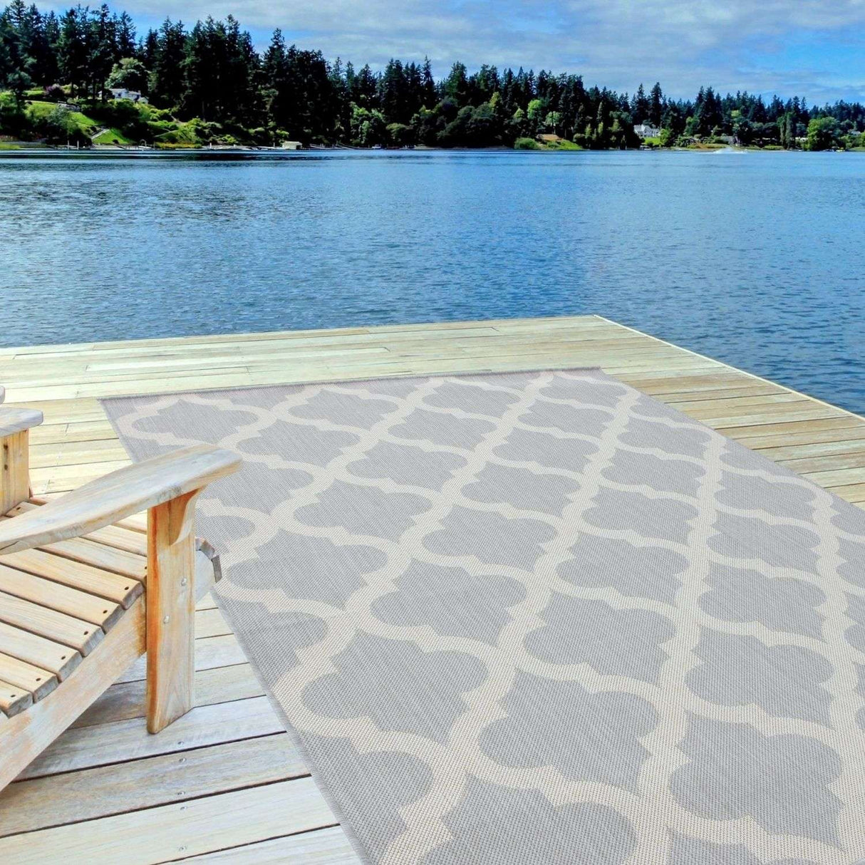 The Rugs Ecology Outdoor Rug Grey 400g