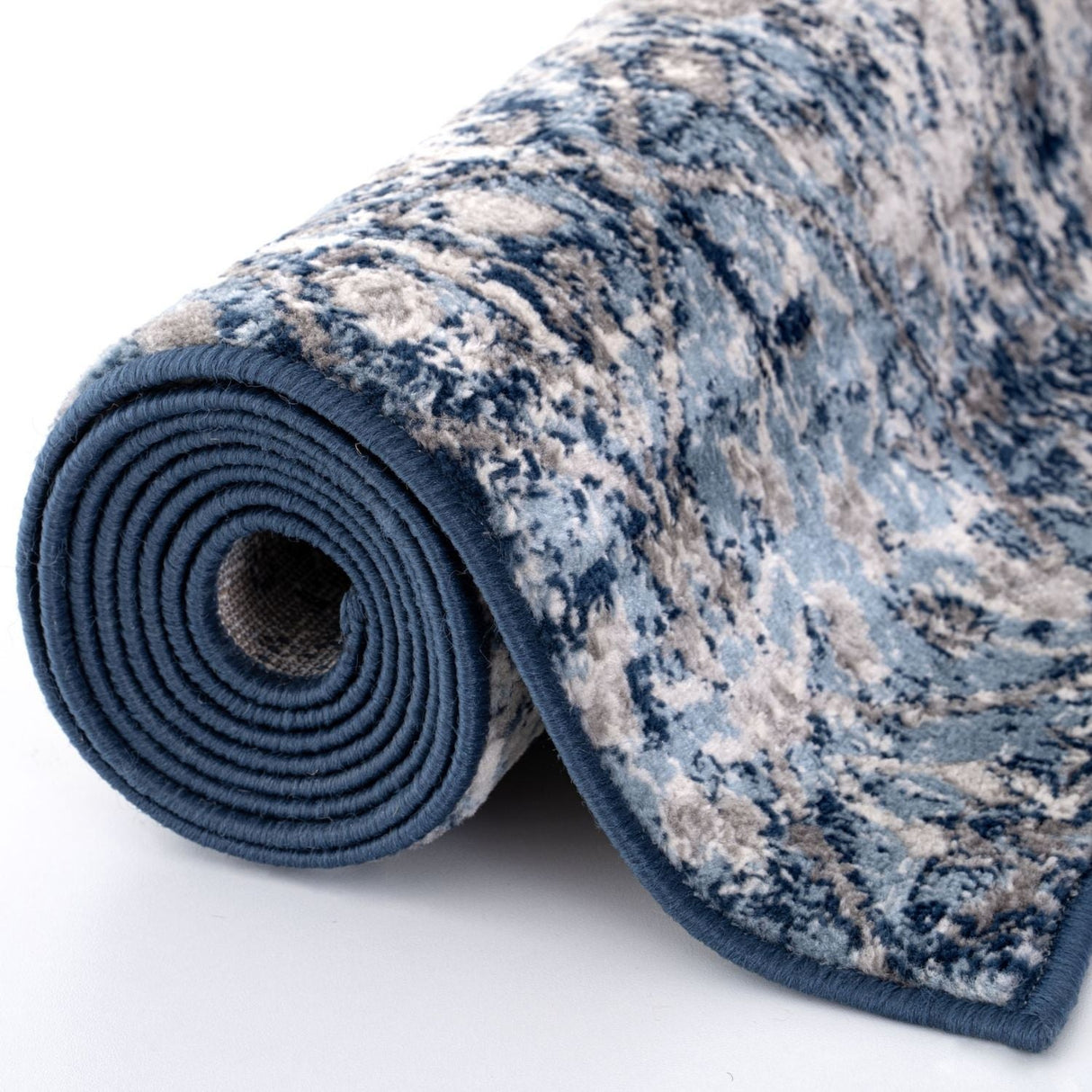 Montana Vintage Navy Indoor Floor Rug 4030 | The Rugs