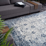 Montana Vintage Navy Indoor Floor Rug 4030 | The Rugs
