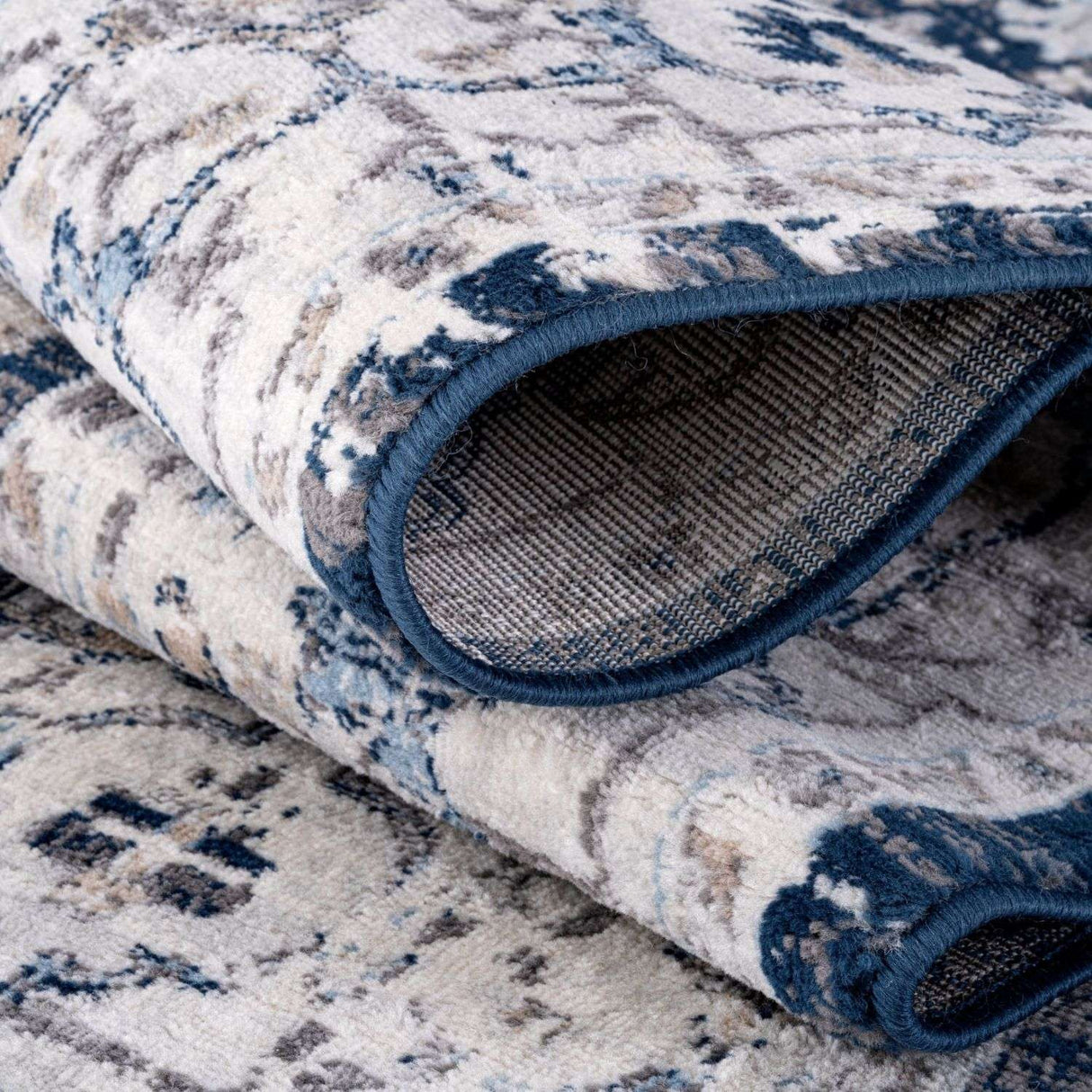 Montana Vintage Navy Rug 4040 by The Rugs
