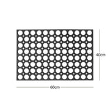 Nicoman Heavy Duty Non Slip Rubber Ring Entrance Doormat
