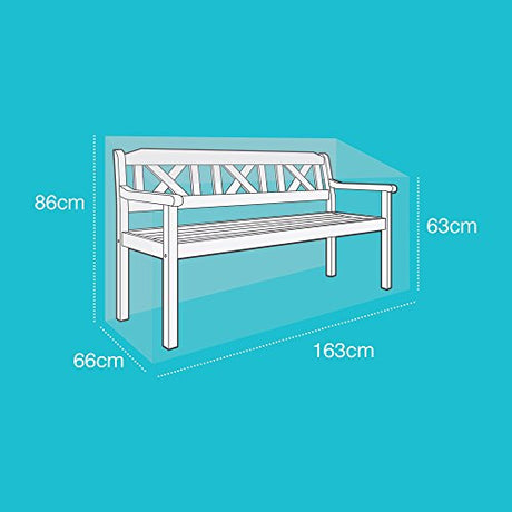 Etree Standard 3 Seat Bench Cover, Reversible Green & Black