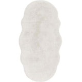 Luxury White Faux Fur Rug
