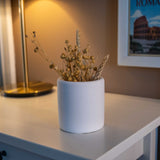 Gloria Home White Concrete Pen & Pencil Holder