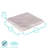 Rinkit Square Marble Coasters - Pack of 6