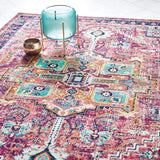 Granada Multicolour Vintage Rug Ruby by The Rugs