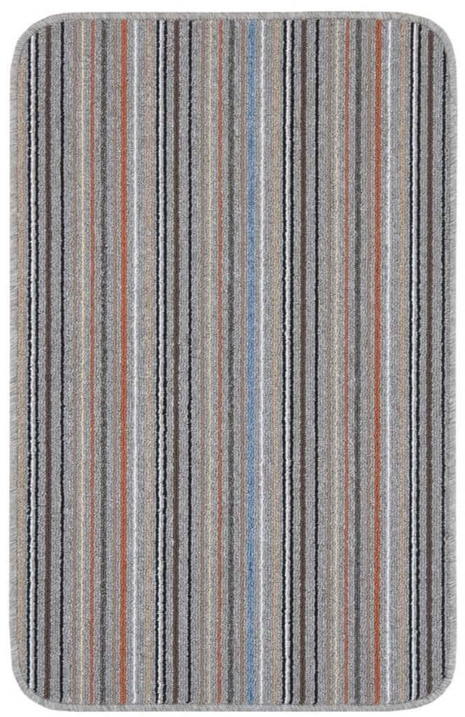 The Rugs - Stockholm Grey/Clay Washable Mat
