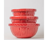 Mason Cash Colour Mix Mixing Bowl, 26cm, Red