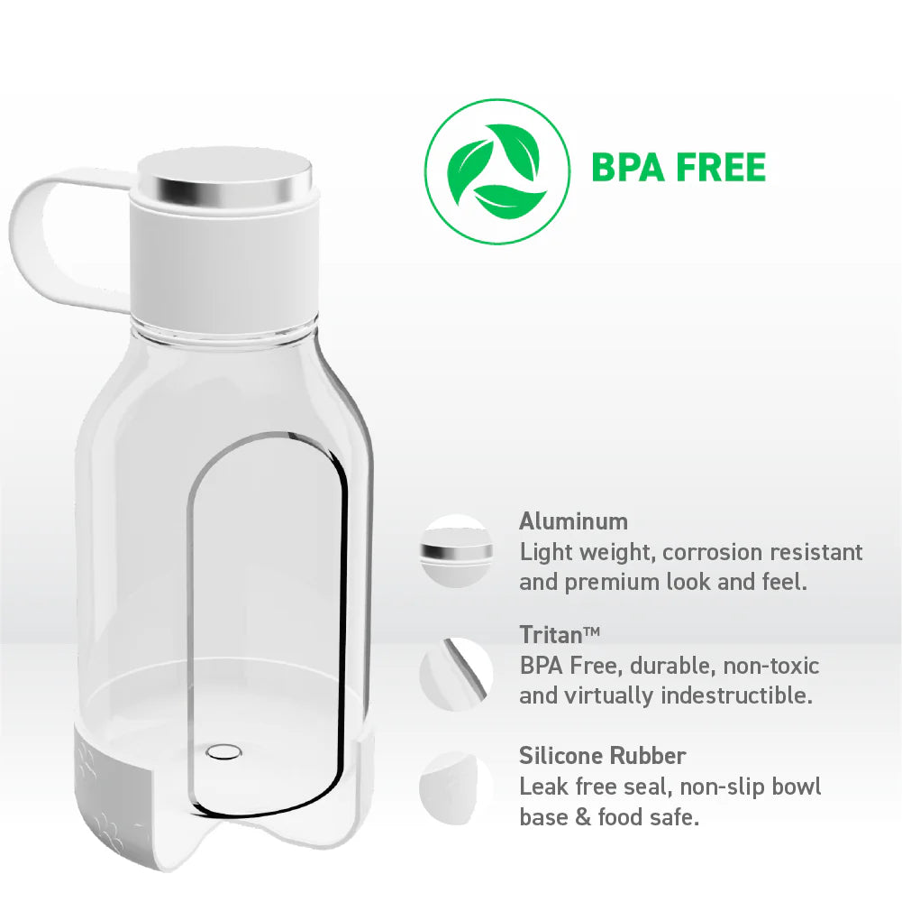 Asobu Dog Bowl Bottle Lite, 50 oz, White