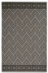 County Geo Grey Indoor‑Outdoor Rug by The Rugs