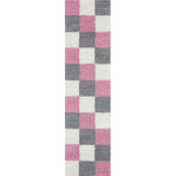 The Rugs Myshaggy Geometric Pink Rug
